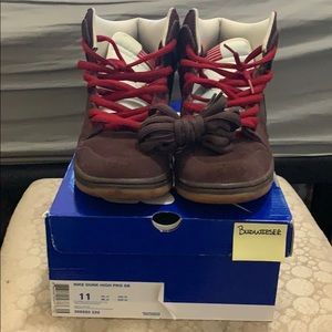 Nike dunk high Budweiser